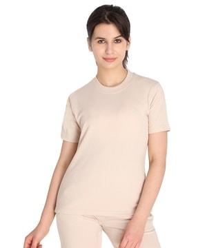 solid round-neck t-shirt