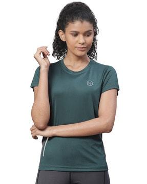 solid round neck t-shirt