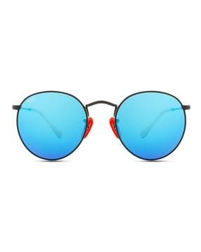 solid round sunglasses