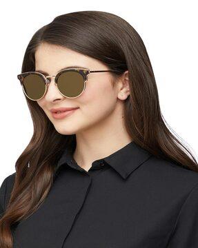 solid round sunglasses