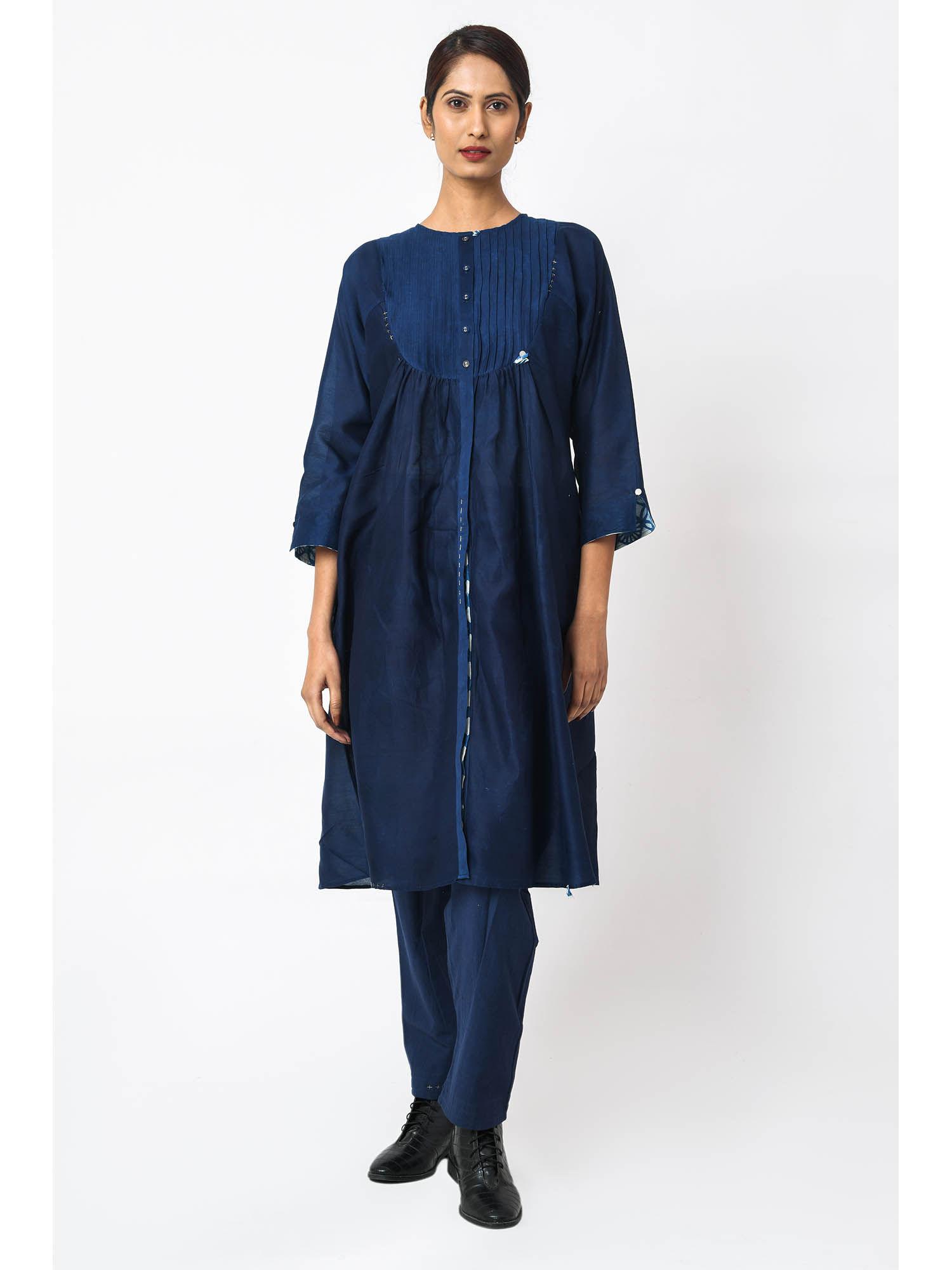 solid royal indigo co-ord (set of 2)