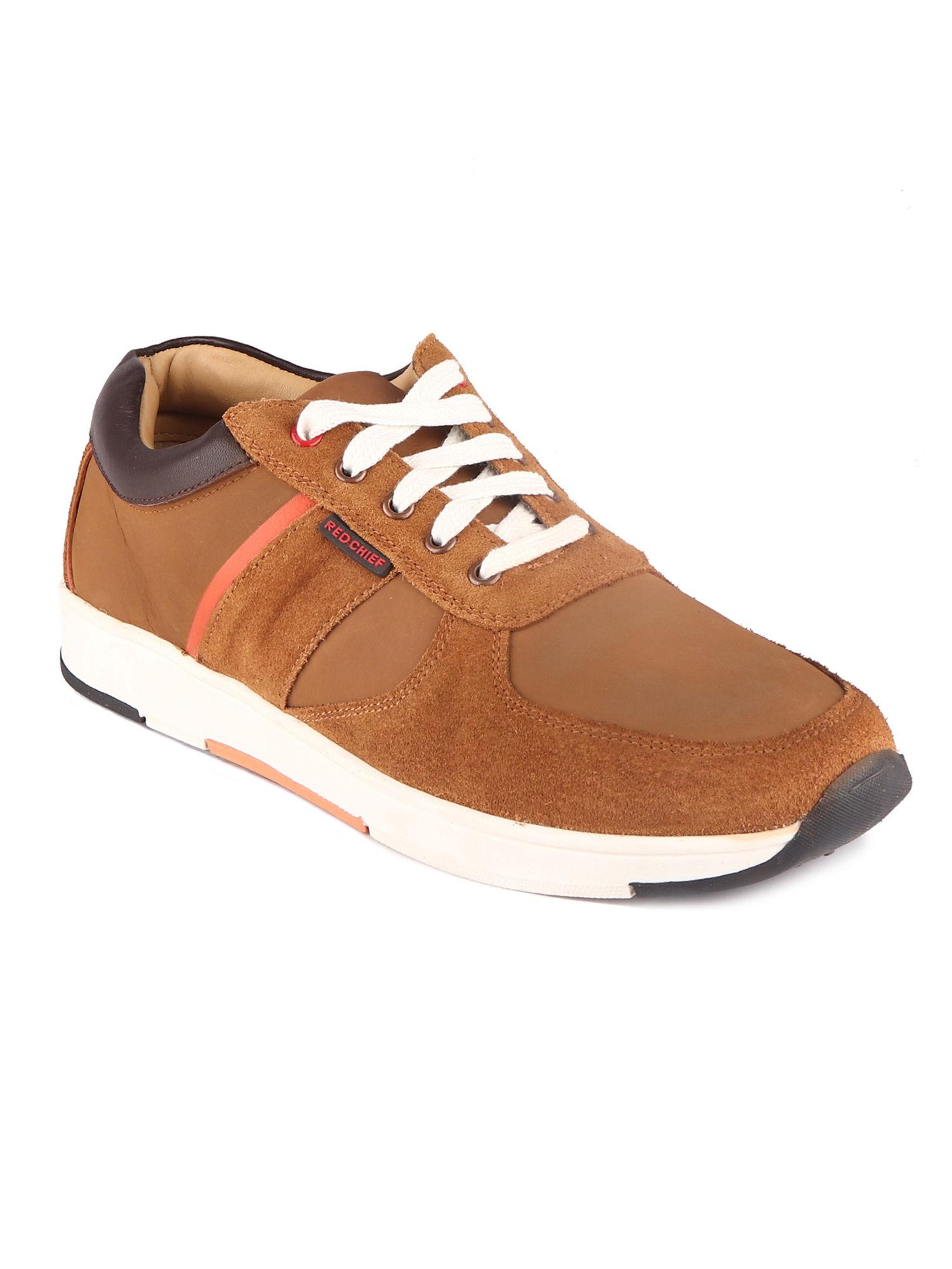 solid rust casual shoes