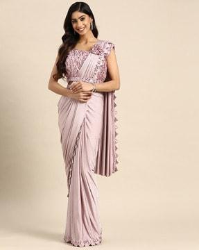 solid saree