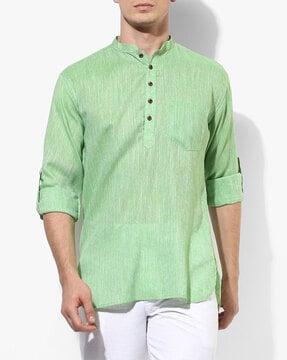 solid short kurta