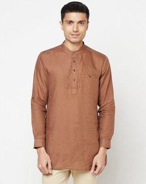 solid short kurta