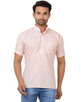 solid short kurta