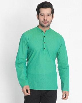 solid short kurta