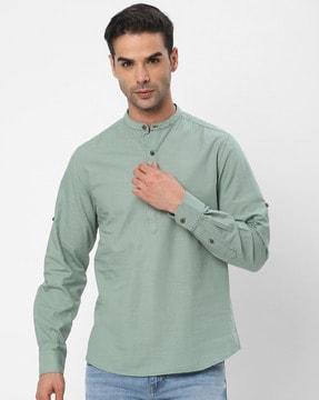 solid short kurta