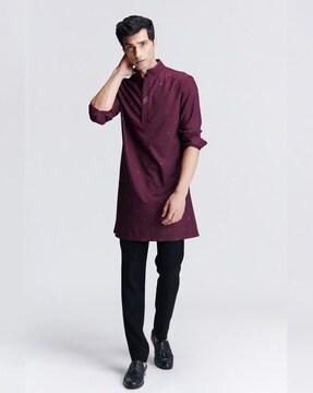 solid short kurta