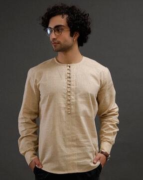 solid short kurta