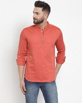 solid short kurta