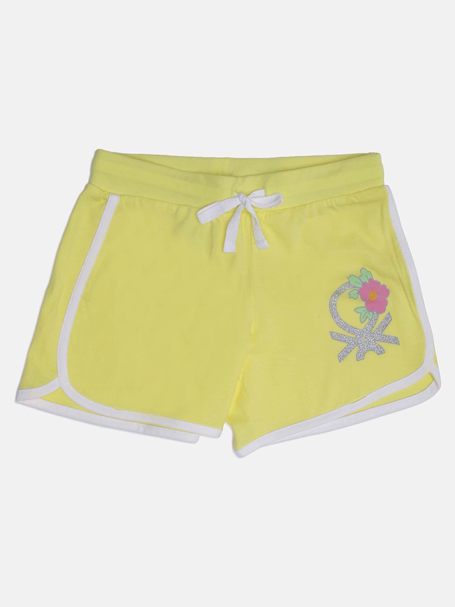 solid shorts- yellow