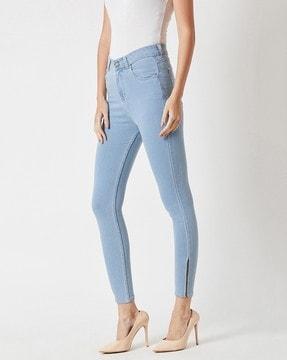 solid skinny jeans