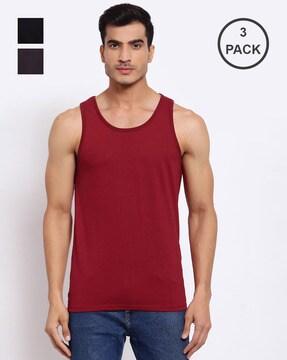 solid sleeveless vest