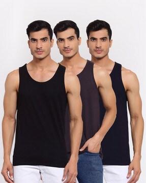 solid sleeveless vest