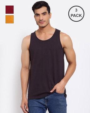 solid sleeveless vest