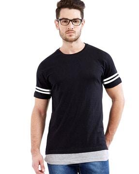 solid slim fit crew- neck t-shirt