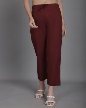 solid slim fit culottes