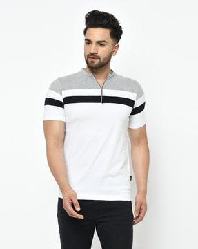 solid slim fit henley t-shirt