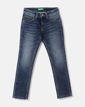 solid slim fit jeans