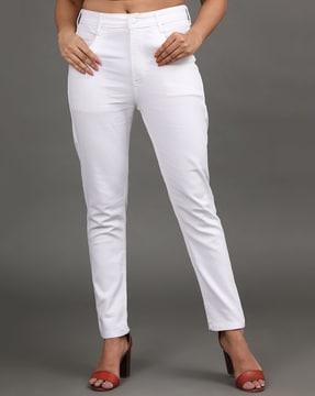 solid slim fit jeans