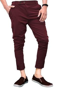 solid slim fit pant