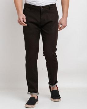 solid slim fit pant