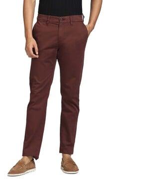 solid slim fit pant