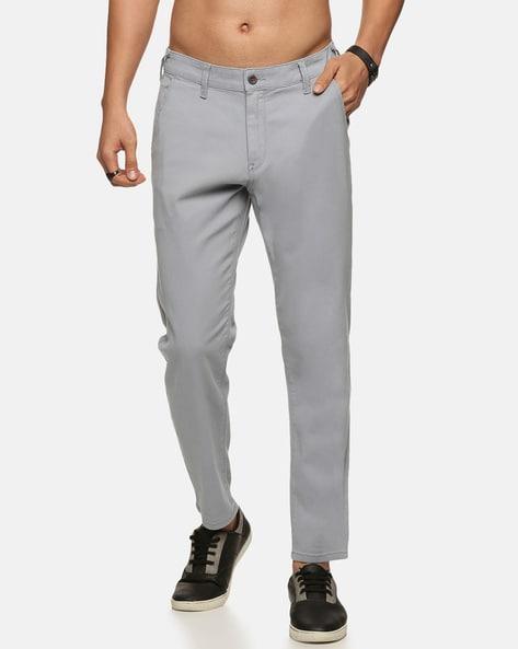 solid slim fit pants