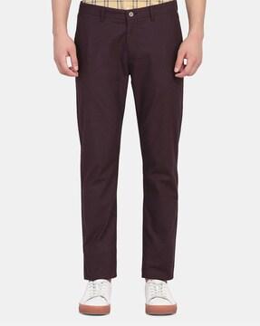 solid slim fit pants