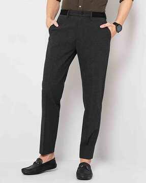 solid slim fit pants