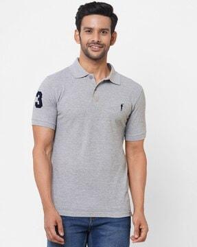 solid slim fit polo t-shirt