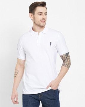 solid slim fit polo t-shirt