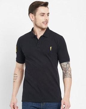 solid slim fit polo t-shirt