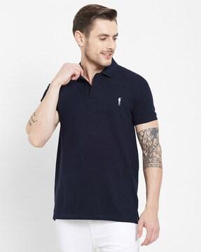 solid slim fit polo t-shirt