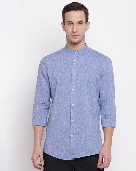 solid slim fit shirt