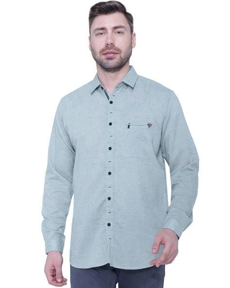 solid slim fit shirt