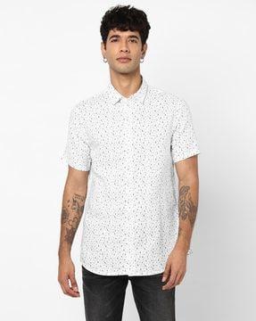 solid slim fit shirt