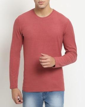 solid slim fit t-shirt