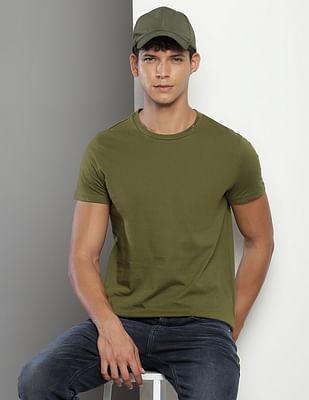 solid slim fit t-shirt