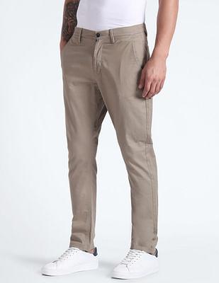 solid slim fit trouser