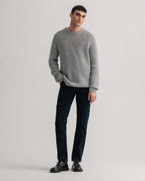 solid slim jeans