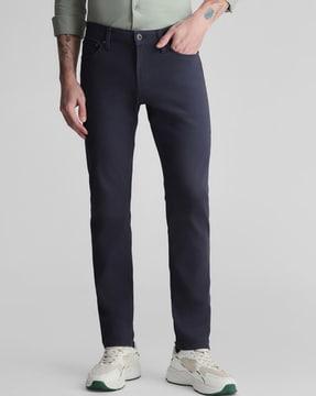 solid slim jeans