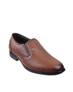 solid slip-on formal shoes