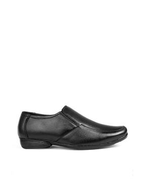 solid slip-on loafers