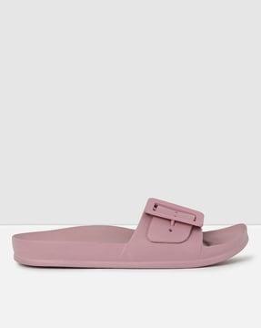 solid slip-on slides