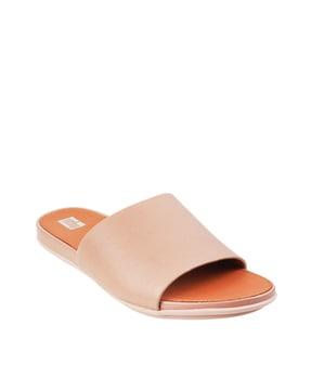 solid slip-on slides