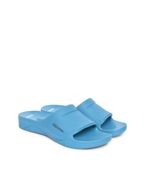 solid slip-on tong flip flops