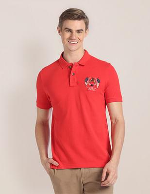 solid solid polo shirt