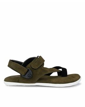 solid strappy sandal